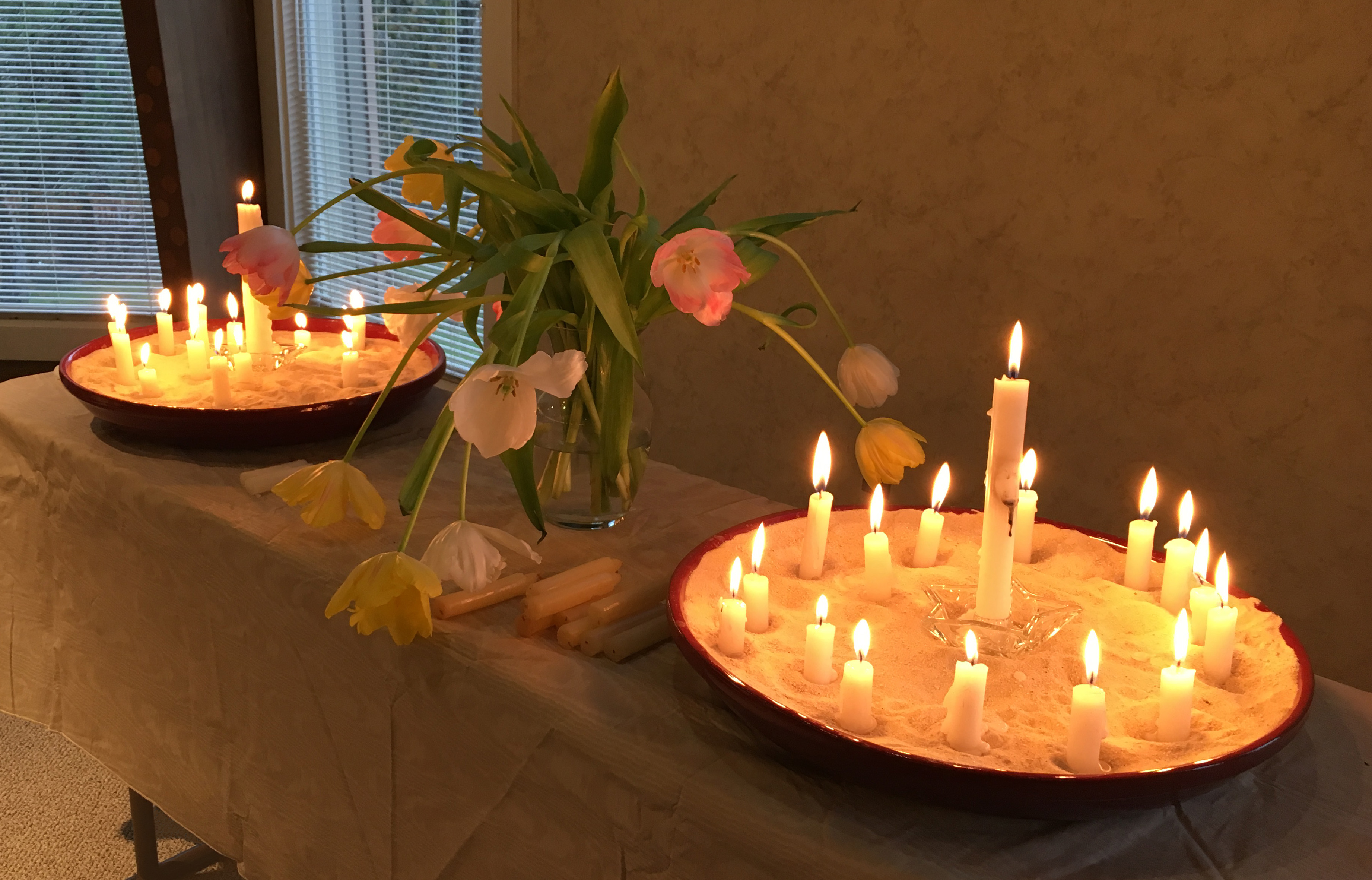 candletable Unitarian Universalist Congregation of Erie